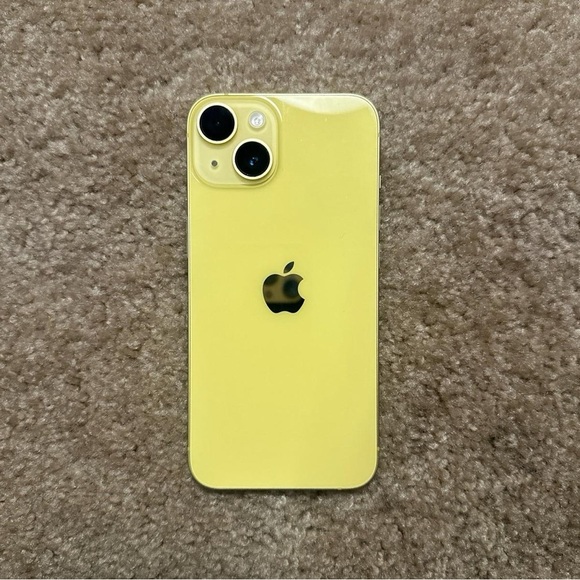 Apple Smartphone in Vibrant Yellow